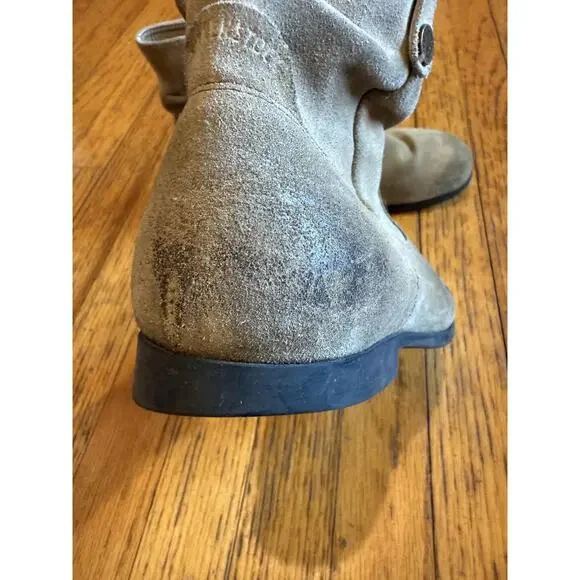 Birkenstock Boots Womens Size 9 40 Suede Ankle Booties Made in Portugal Zip - Picture 7 of 10
